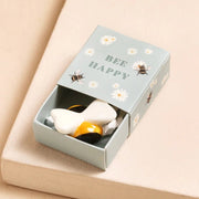 Tiny Matchbox Ceramic Bee Token - Something Different Gift Shop