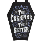 Tote Bag - Coffin Shaped The Creepier The Better - Something Different Gift Shop