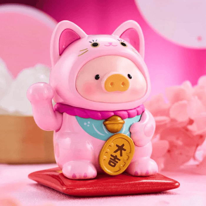 LuLu the Piggy Lucky Cat Series Love Paws figure