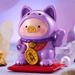 LuLu the Piggy Lucky Cat Series Love Paws and Wise Paws figures