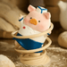 TOYZEROPLUS LuLu the Piggy Lu's Table Series Blind Box Hand-pulled Noodles mini figure in a spiral noodle pose