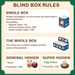 TOYZEROPLUS LuLu the Piggy Lu's Table Series Blind Box rules guide showing single box, whole box and hidden odds