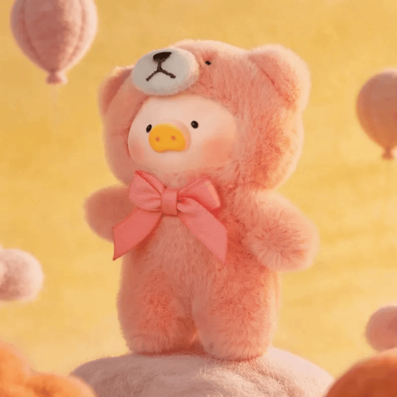LuLu the Piggy Teddy Mini’s Whispers of Nature plush phone charm blind box Afterglow design