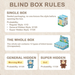 LuLu the Piggy Teddy Mini’s Whispers of Nature blind box rules showing regular and hidden style odds