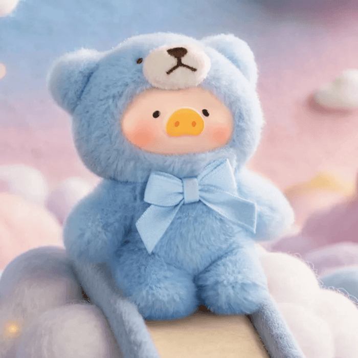 LuLu the Piggy Teddy Mini’s Whispers of Nature plush phone charm blind box Blue Sky design