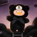 LuLu the Piggy Teddy Mini’s Whispers of Nature plush phone charm blind box Darkness design