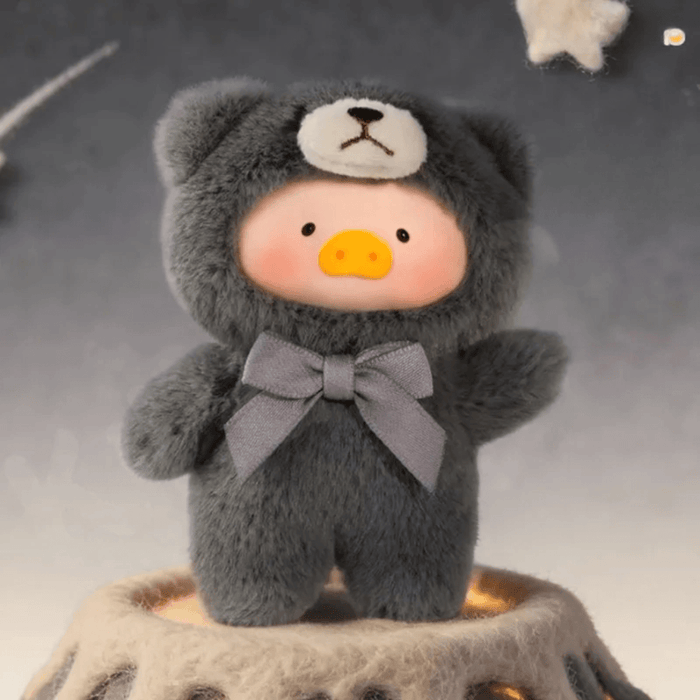 LuLu the Piggy Teddy Mini’s Whispers of Nature plush phone charm blind box Rock design