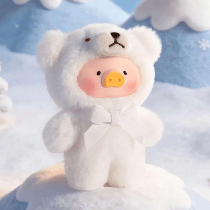 LuLu the Piggy Teddy Mini’s Whispers of Nature plush phone charm blind box Snow design