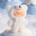LuLu the Piggy Teddy Mini’s Whispers of Nature plush phone charm blind box Snow design