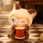 TOYZEROPLUS MOFFY’s Magic Furry Mewky Sew Helper blind box figure holding a spool of red thread