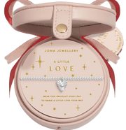 “Cut‑out packshot of ‘A Little Love’ bracelet bauble with bow”

