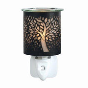 Tree of Life Plug - In Wax Melt Burner – Black - Something Different Gift Shop