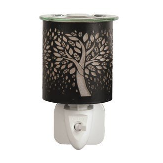 Tree of Life Plug - In Wax Melt Burner – Black - Something Different Gift Shop