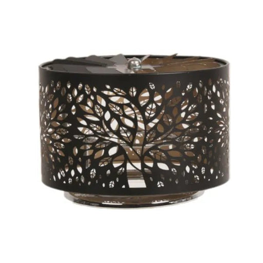 Tree of Life Spinning Carousel Candle Shade – Black & Gold - Something Different Gift Shop