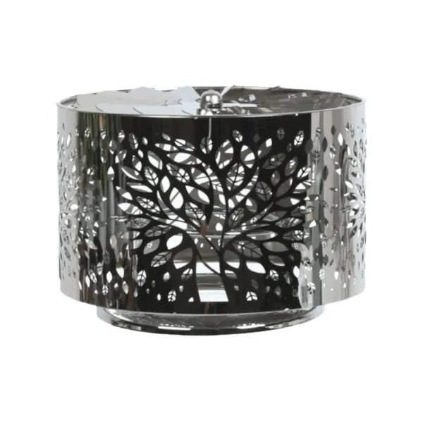 Tree of Life Spinning Carousel Candle Shade – Silver - Something Different Gift Shop