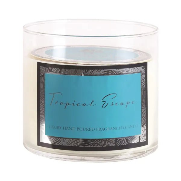 Tropical Escape Luxury Scented Candle – Coconut, Pineapple & Vanilla - Something Different Gift Shop
