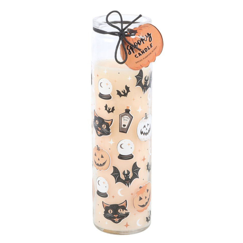 Tube Candle - Spooky Spiced Pumpkin - Something Different Gift Shop