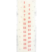 Tube Candle - White Vanilla Advent - Something Different Gift Shop