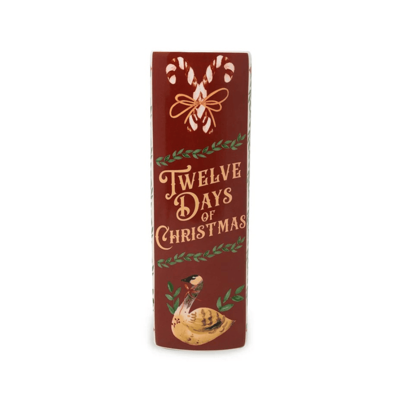 Twelve Days of Christmas Large Ceramic Book Vase – Steel Mill & Co