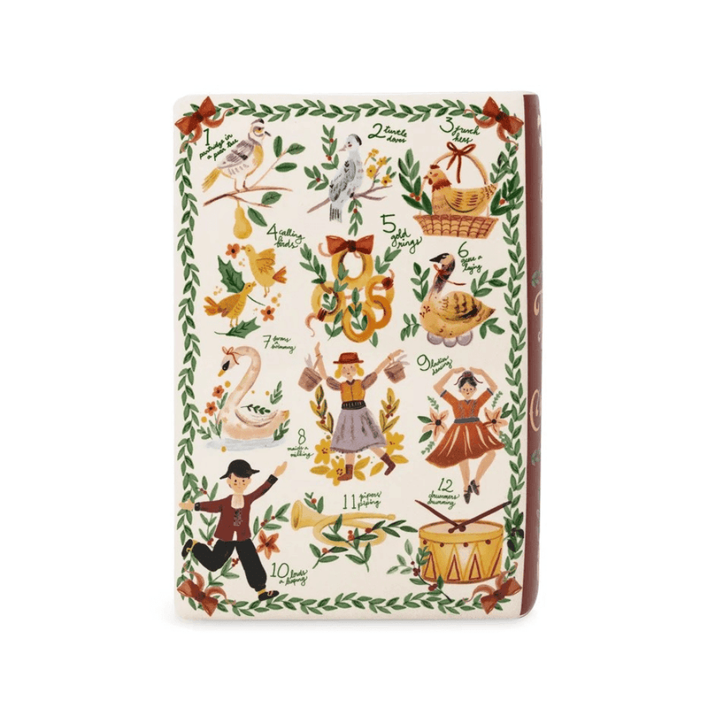 Twelve Days of Christmas Large Ceramic Book Vase – Steel Mill & Co