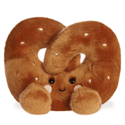 Palm Pals Twist Pretzel 14cm soft toy front view