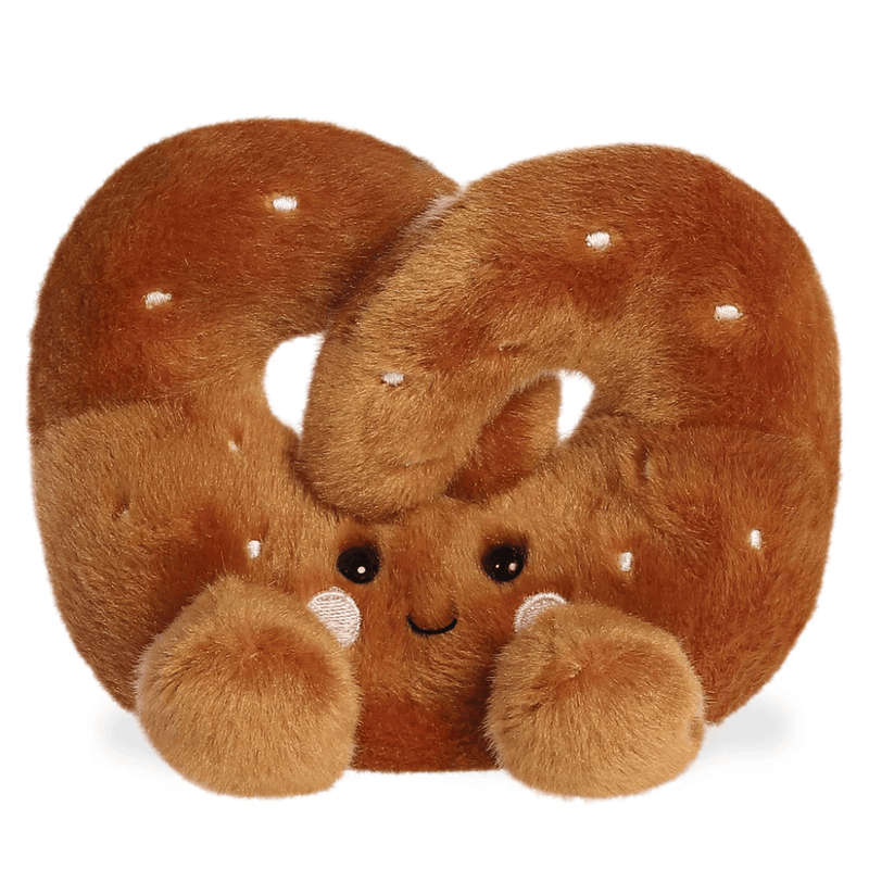 Palm Pals Twist Pretzel 14cm soft toy front view