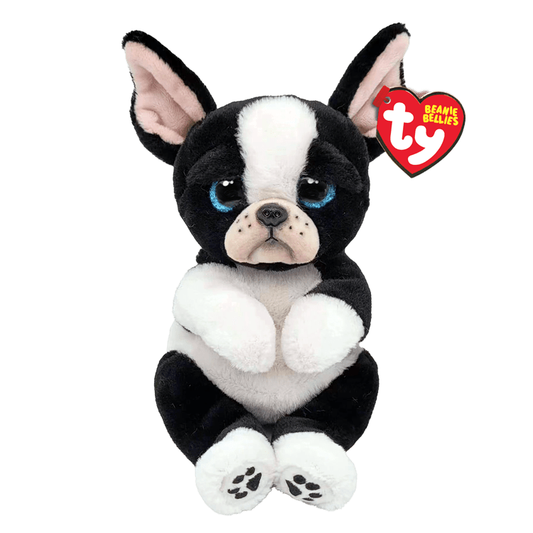 Ty Beanie Bellies - Tink Black & White Dog Regular - Something Different Gift Shop