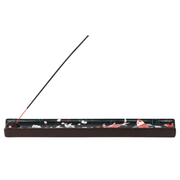 Urban Tokyo Japanese koi fish ceramic incense holder with incense stick