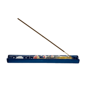 Toadstool ceramic incense holder with incense stick by Urban Tokyo