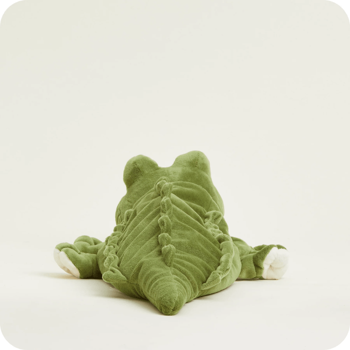 Back view of Warmies Alligator plush toy