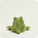 Back view of Warmies Alligator plush toy