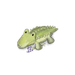 Illustration of Warmies Alligator plush toy with lavender