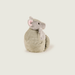 Profile view of Warmies Armadillo heatable plush toy