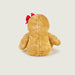 Back view of Warmies Gingerbread Girl plush showing soft caramel fur.