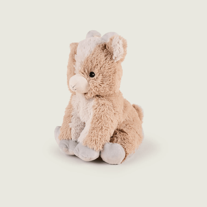 Warmies Goat heatable plush toy angled view