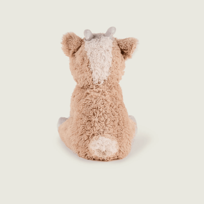 Back view of Warmies Goat plush toy