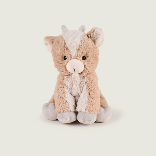 Front view of Warmies Goat heatable plush toy
