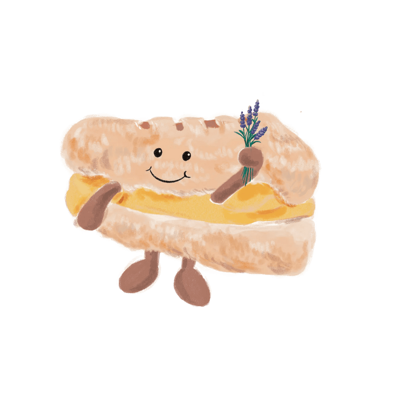 Warmies Grilled Cheese Microwavable Plush - Something Different Gift Shop