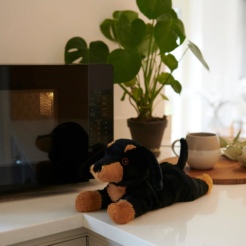 Warmies Junior Dachshund Microwavable Plush - Something Different Gift Shop