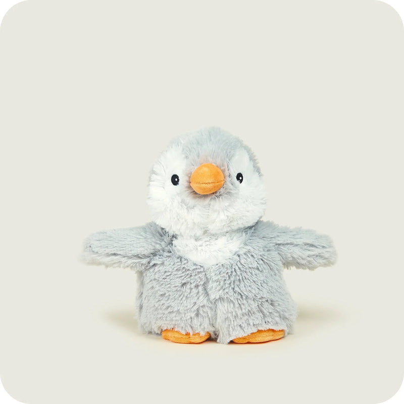 Warmies Junior Grey Penguin Microwavable Plush - Something Different Gift Shop