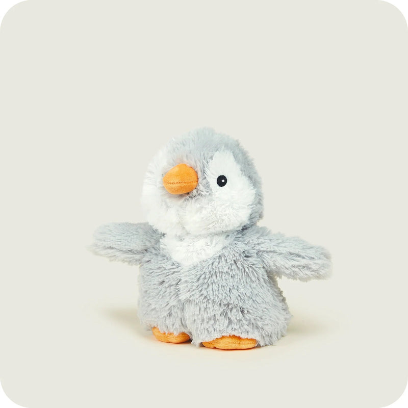 Warmies Junior Grey Penguin Microwavable Plush - Something Different Gift Shop