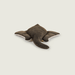 Back view of Warmies Manta Ray plush toy