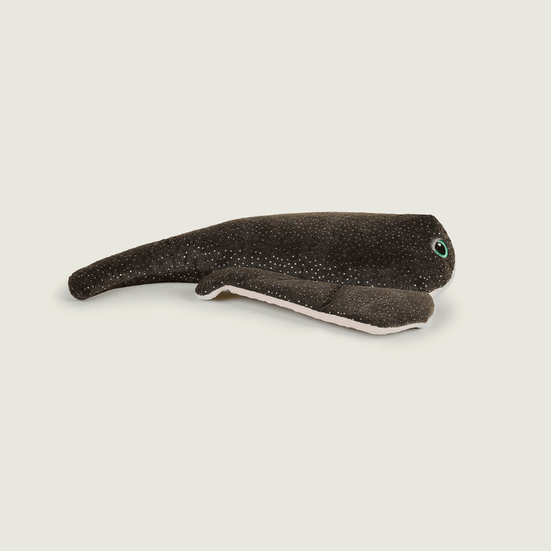 Warmies Manta Ray heatable plush toy side view