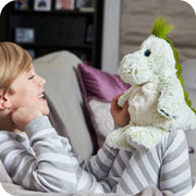 Warmies Marshmallow Dinosaur Microwaveable Plush - Something Different Gift Shop