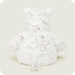 Back view of Warmies Marshmallow Hippo plush toy