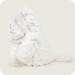 Side view of Warmies Marshmallow Hippo heatable plush toy