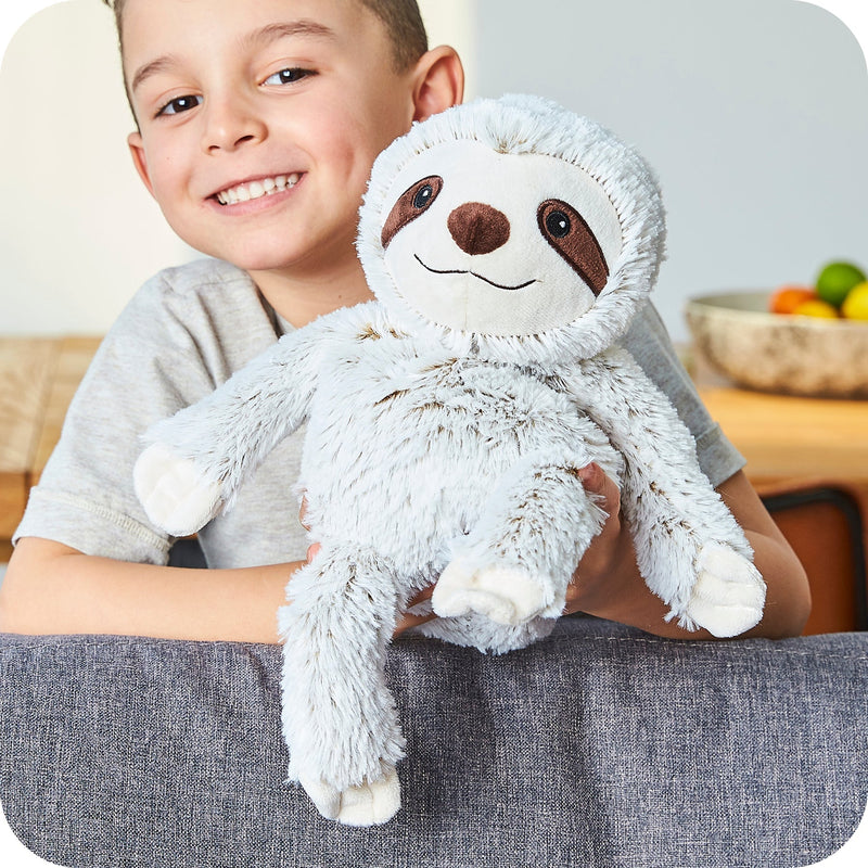 Warmies Marshmallow Sloth Microwavable Plush - Something Different Gift Shop
