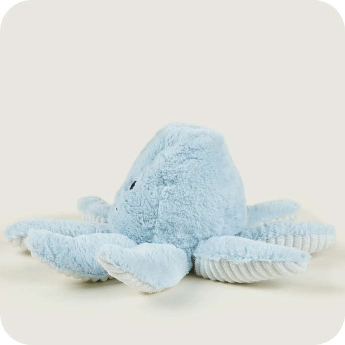 Side profile of Warmies Octopus plush toy