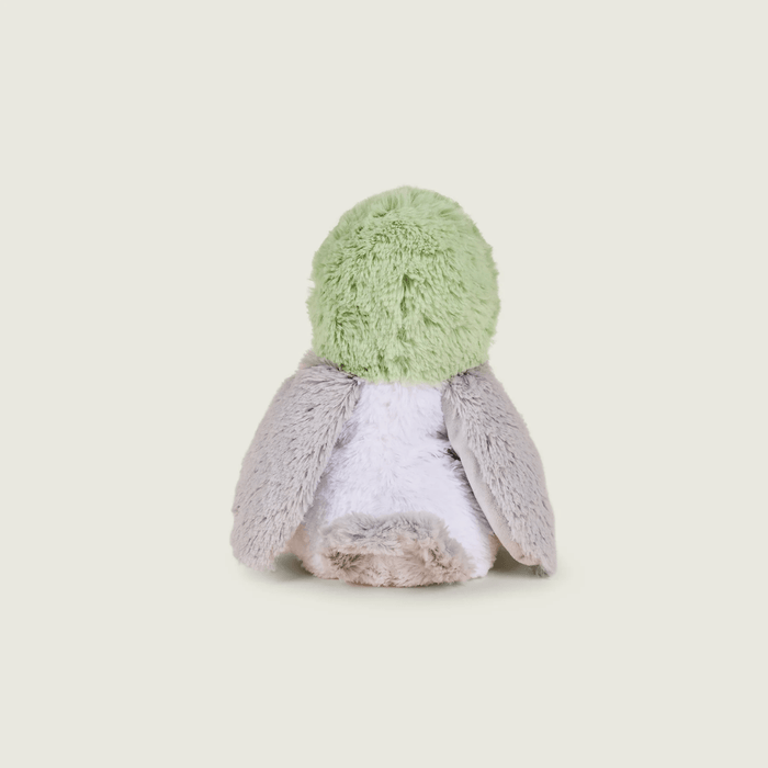 Back view of Warmies Pigeon heatable plush toy