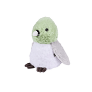 Front side view of Warmies Pigeon plush toy